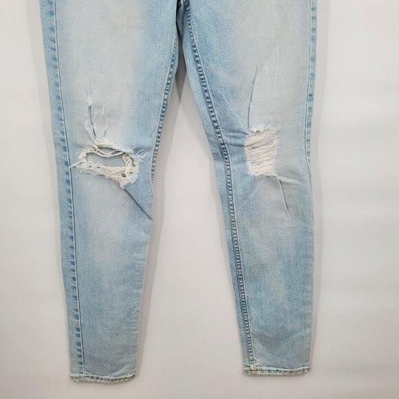 Comune Memphis Revival Jeans Distressed High Rise Button Fly Womens 27 NWOT - Picture 4 of 15